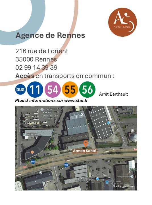Trouver le magasin Armen Santé de Rennes